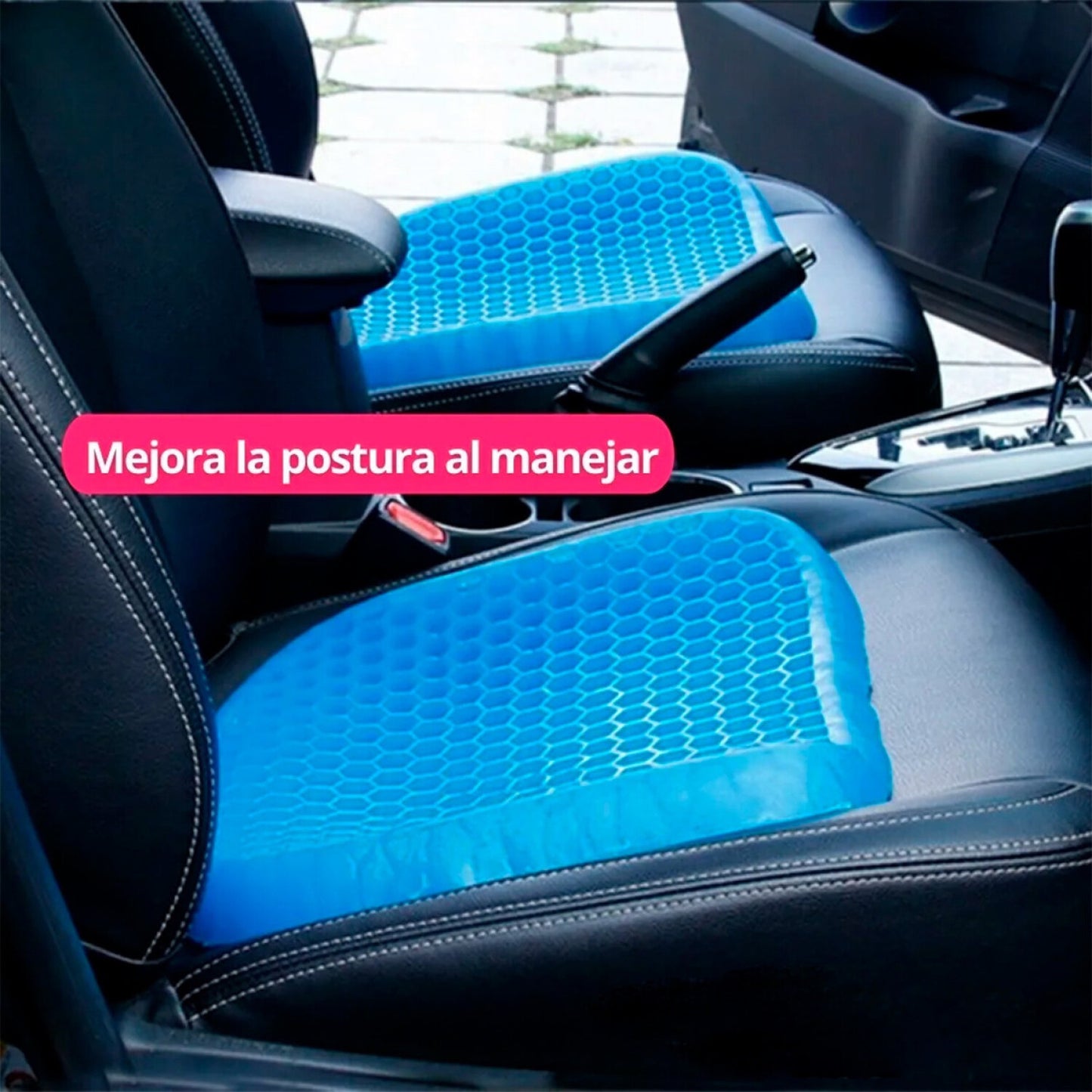 COMBO COMFY CURVE: Bienestar para tu Espalda – Cojín en Gel + Almohada Lumbar