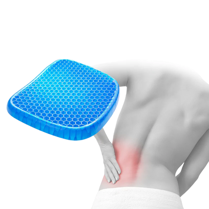 COMBO COMFY CURVE: Bienestar para tu Espalda – Cojín en Gel + Almohada Lumbar