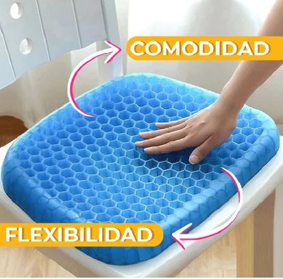 COMBO COMFY CURVE: Bienestar para tu Espalda – Cojín en Gel + Almohada Lumbar